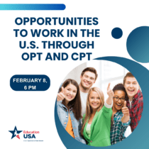 Можливості працювати в США під час практики за вибором або обов’язкової навчальної практики
